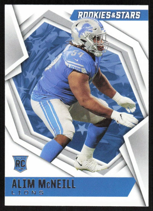 Alim McNeill 2021 Panini Rookies & Stars # 175 RC Detroit Lions Base - Collectible Craze America