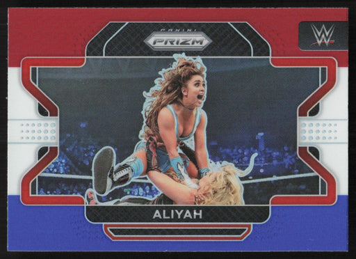 Aliyah 2022 Panini Prizm WWE # 47 Red White Blue Prizm SmackDown - Collectible Craze America