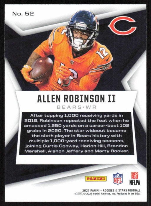 Allen Robinson II 2021 Panini Rookies & Stars # 52 Chicago Bears Base - Collectible Craze America