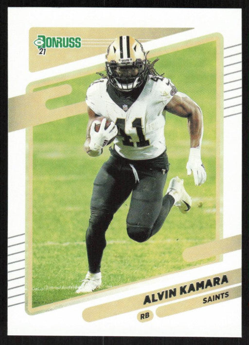 Alvin Kamara 2021 Donruss Football # 94 New Orleans Saints Base - Collectible Craze America