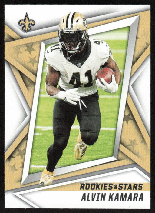 Alvin Kamara 2021 Panini Rookies & Stars # 8 New Orleans Saints Base - Collectible Craze America