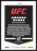 Amanda Nunes 2022 Panini Donruss UFC Base # 63 Bantamweight - Collectible Craze America