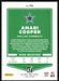 Amari Cooper 2021 Donruss Football # 189 Dallas Cowboys Base - Collectible Craze America