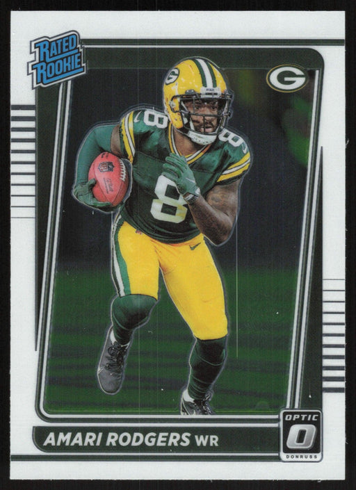 Amari Rodgers 2021 Donruss Optic Rated Rooke # 261 RC Green Bay Packers Base - Collectible Craze America