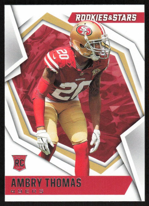 Ambry Thomas 2021 Panini Rookies & Stars # 196 RC San Francisco 49ers Base - Collectible Craze America