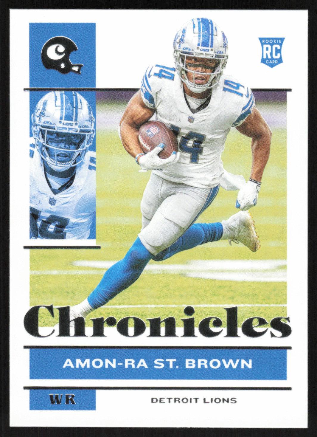 Amon-Ra St. Brown 2021 Panini Chronicles # 33 RC Detroit Lions Base —  Collectible Craze America