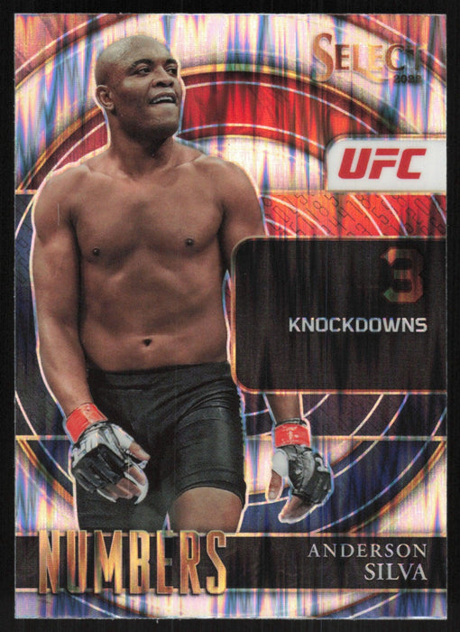 Anderson Silva 2022 Panini Select UFC # 25 Numbers Prizm - Collectible Craze America