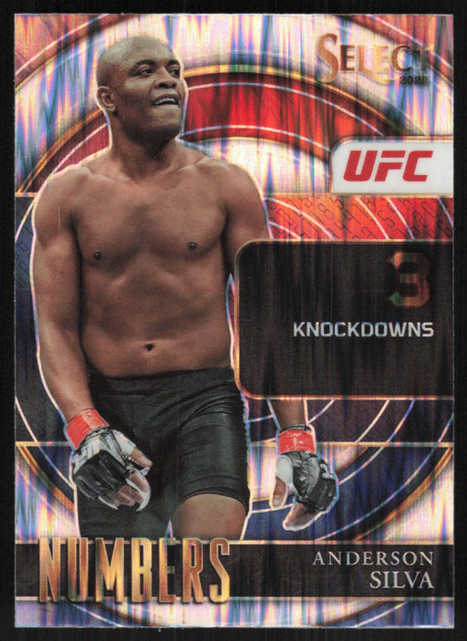 Anderson Silva 2022 Panini Select UFC # 25 Numbers Prizm - Collectible Craze America