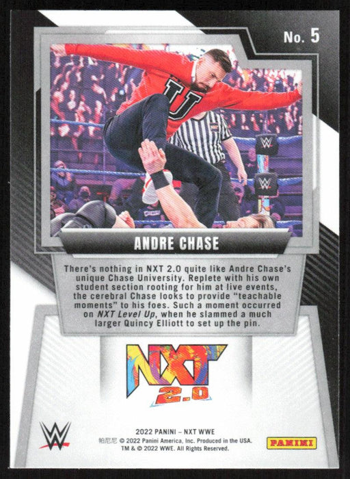 Andre Chase 2022 Panini NXT WWE # 5 RC Base NXT 2.0 - Collectible Craze America