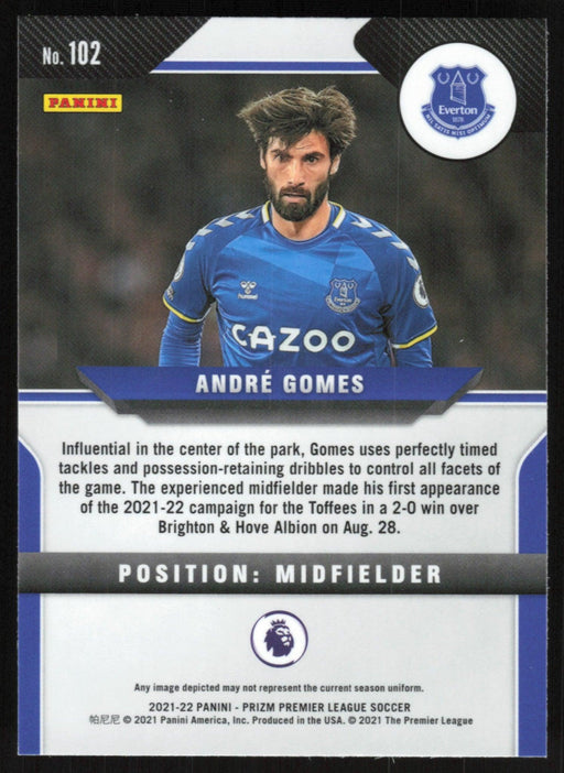 André Gomes 2021 Panini Prizm Premier League # 102 Everton - Collectible Craze America