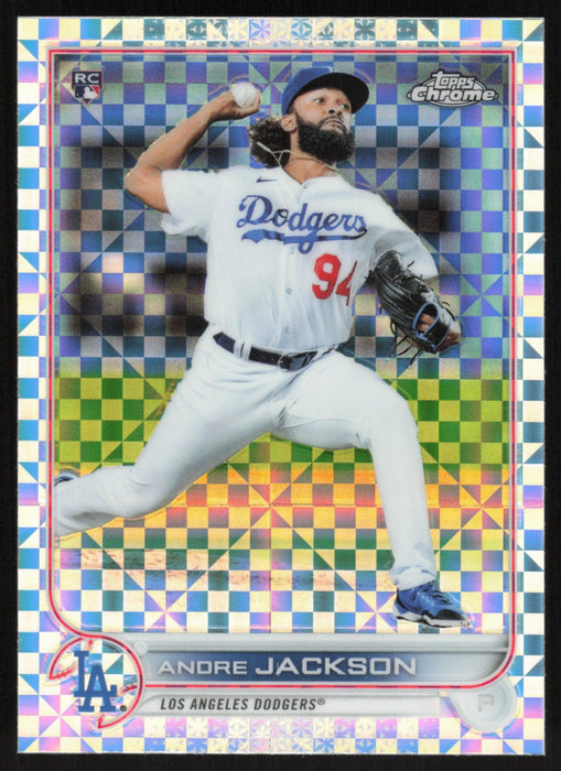 Andre Jackson 2022 Topps Chrome # 121 RC X-Fractor Los Angeles Dodgers - Collectible Craze America