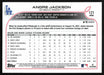 Andre Jackson 2022 Topps Chrome Baseball # 121 RC Los Angeles Dodgers Base - Collectible Craze America