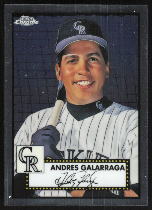 Andres Galarraga 2021 Topps Chrome Platinum Anniversary # 692 Colorado Rockies - Collectible Craze America