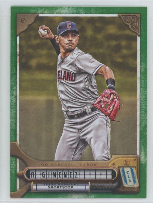 Andres Gimenez 2022 Topps Gypsy Queen # 293 Green Border Cleveland Guardians - Collectible Craze America