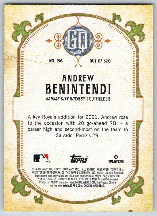 Andrew Benintendi - Kansas City Royals (MLB Baseball Card) 2022