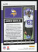Andrew Booth Jr. 2022 Panini Score Football # 326 RC Base Minnesota Vikings - Collectible Craze America