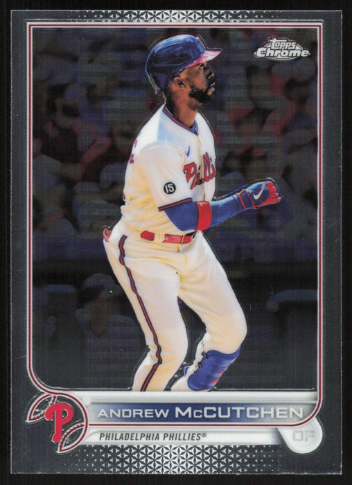 Andrew McCutchen 2022 Topps Chrome Baseball # 153 Philadelphia Phillies Base - Collectible Craze America