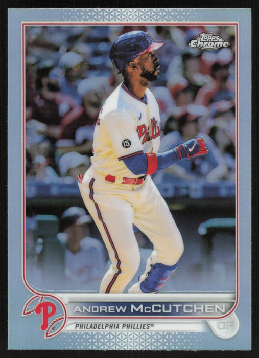 Andrew McCutchen 2022 Topps Chrome Baseball # 153 Refractor Philadelphia Phillies - Collectible Craze America