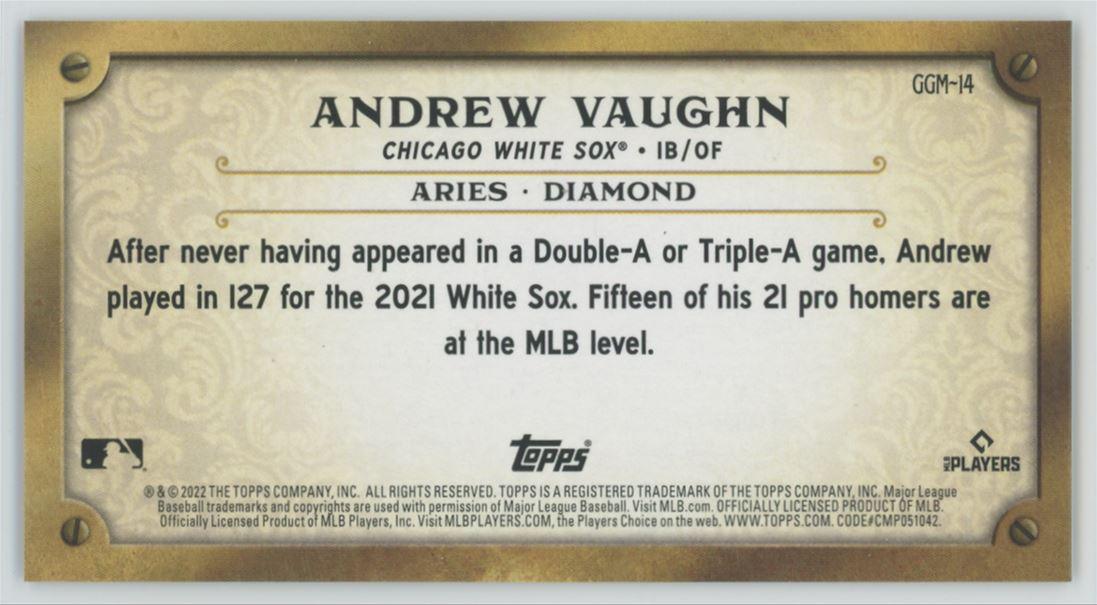 Andrew Vaughn Chicago White Sox Plaque