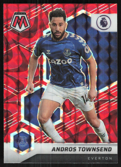 Andros Townsend 2021 Panini Mosaic Premier League # 167 Red Prizm Everton - Collectible Craze America