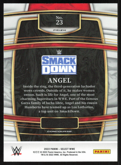 Angel 2022 Panini Select WWE # 23 Concourse Tri-Color Prizm Smack Down - Collectible Craze America