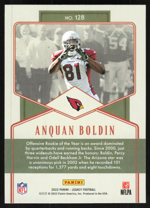 Anquan Boldin 2022 Panini Legacy Legends # 128 Arizona Cardinals Base - Collectible Craze America