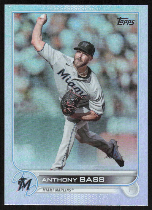 Anthony Bass 2022 Topps Update Rainbow Foil # US227 Miami Marlins - Collectible Craze America