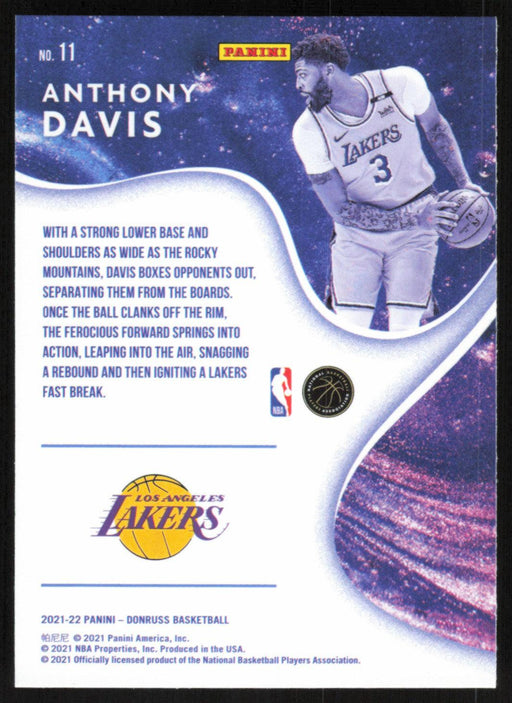 Anthony Davis 2021 Donruss Complete Players # 11 Los Angeles Lakers - Collectible Craze America