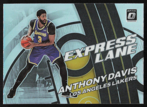 Anthony Davis 2021 Panini Donruss Optic # 19 Express Lane Silver Los Angeles Lakers - Collectible Craze America