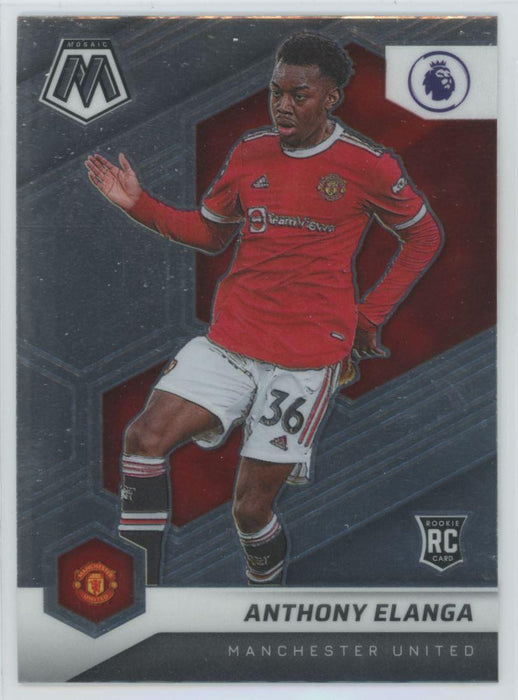 Anthony Elanga 2021 Panini Mosaic Premier League # 145 RC Manchester United - Collectible Craze America