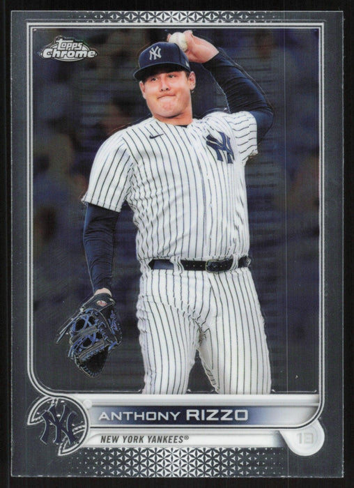 Anthony Rizzo 2022 Topps Chrome Baseball # 73 New York Yankees Base - Collectible Craze America