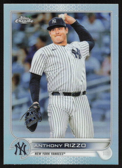 Anthony Rizzo 2022 Topps Chrome Baseball # 73 Refractor New York Yankees - Collectible Craze America
