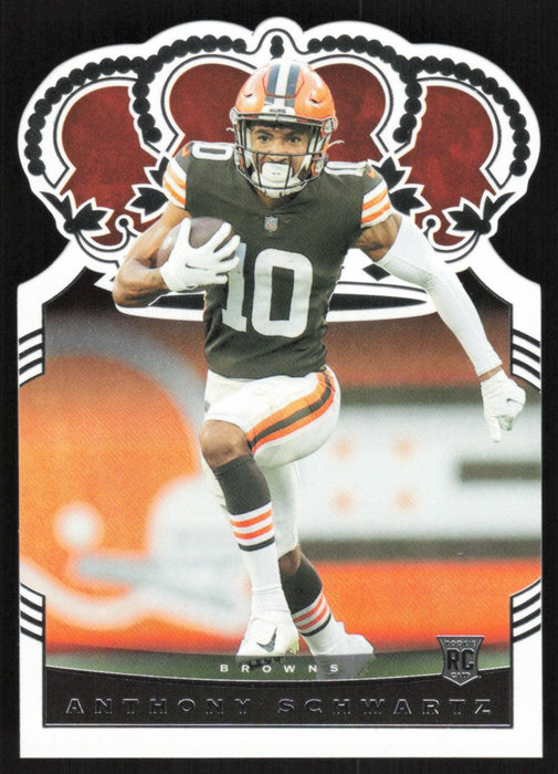 Anthony Schwartz 2021 Panini Chronicles Crown Royale Rookies # CR-34 RC Die-Cut Cleveland Browns - Collectible Craze America