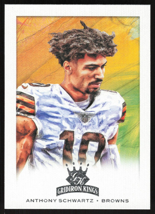 Anthony Schwartz 2021 Panini Chronicles Gridiron Kings # GK-34 RC Cleveland Browns - Collectible Craze America