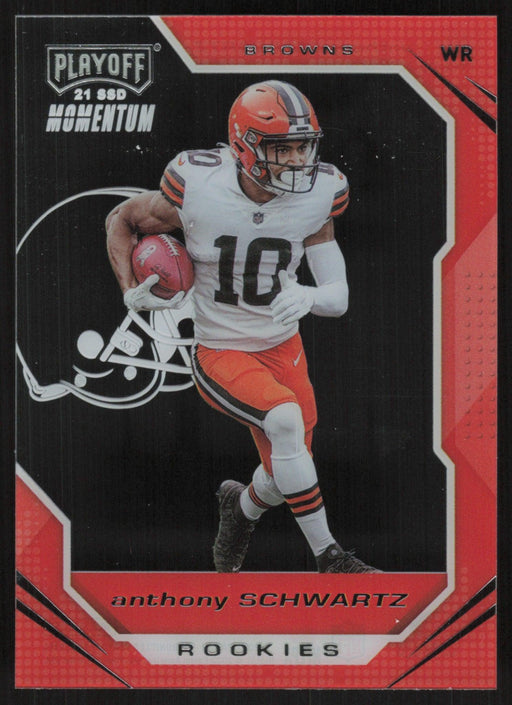 Anthony Schwartz 2021 Panini Chronicles Playoff Momentum Rookies # PMR-25 RC Cleveland Browns - Collectible Craze America