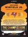 Antoine Winfield Jr. 2021 Donruss Champ Is Here # CIH-13 Tampa Bay Buccaneers - Collectible Craze America