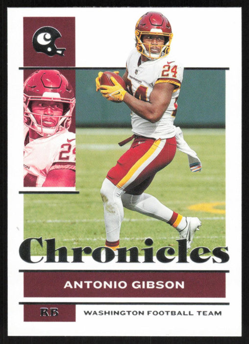 Antonio Gibson 2021 Panini Chronicles # 97 Washington Football Team Base - Collectible Craze America