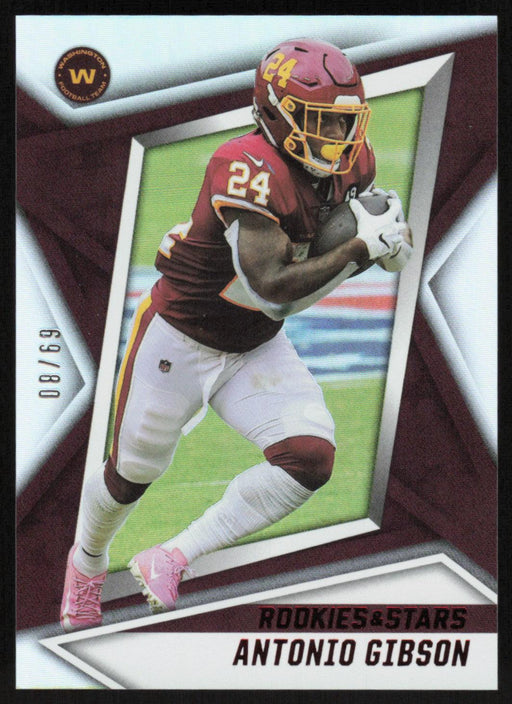 Antonio Gibson 2021 Panini Rookie & Stars # 88 Longevity 69/80 Washington Football Team - Collectible Craze America