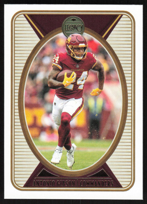 Antonio Gibson 2022 Panini Legacy Football Base # 99 Washington Commanders - Collectible Craze America