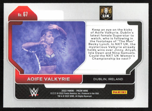 Aoife Valkyrie 2022 Panini Prizm WWE # 67 RC Base NXT UK - Collectible Craze America