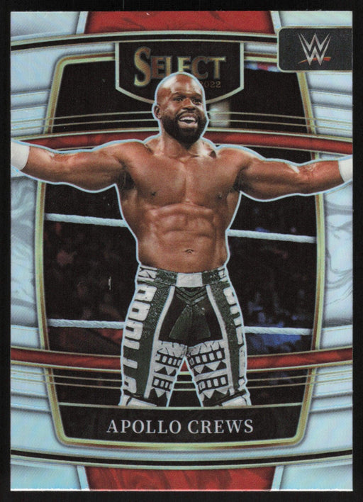 Apollo Crews 2022 Panini Select WWE # 43 Concourse Silver Prizm Raw - Collectible Craze America