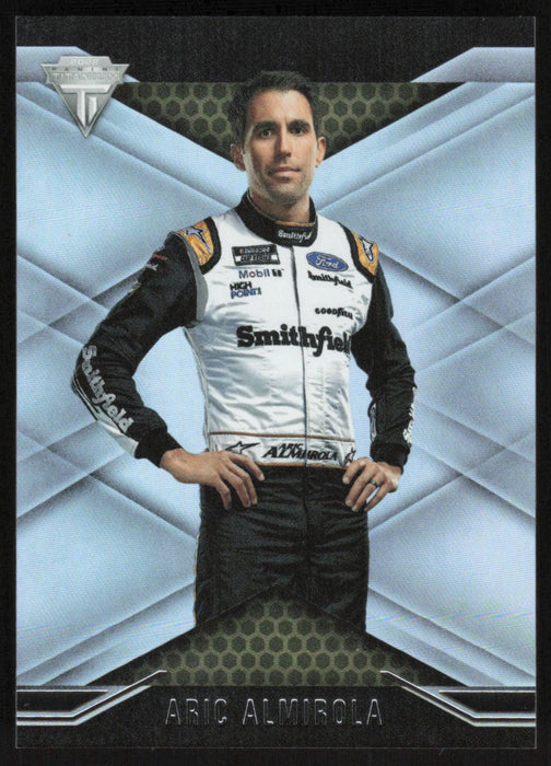 Aric Almirola 2022 Panini Chronicles Racing Titanium # 10 - Collectible Craze America