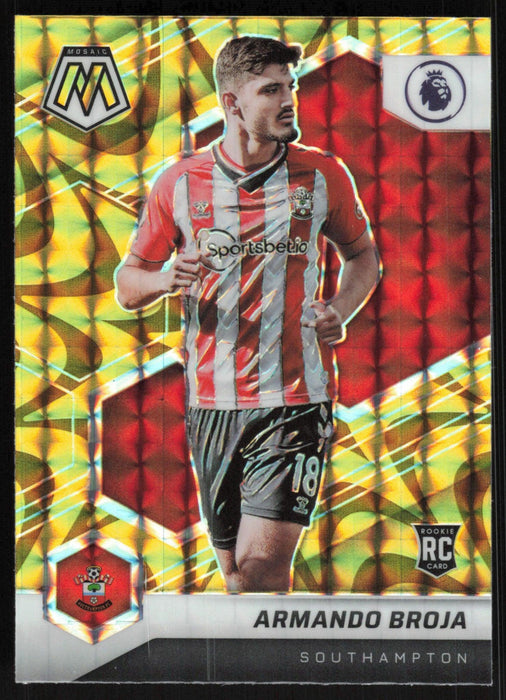 Armando Broja 2021 Panini Mosaic Premier League # 152 RC Reactive Gold Southampton - Collectible Craze America