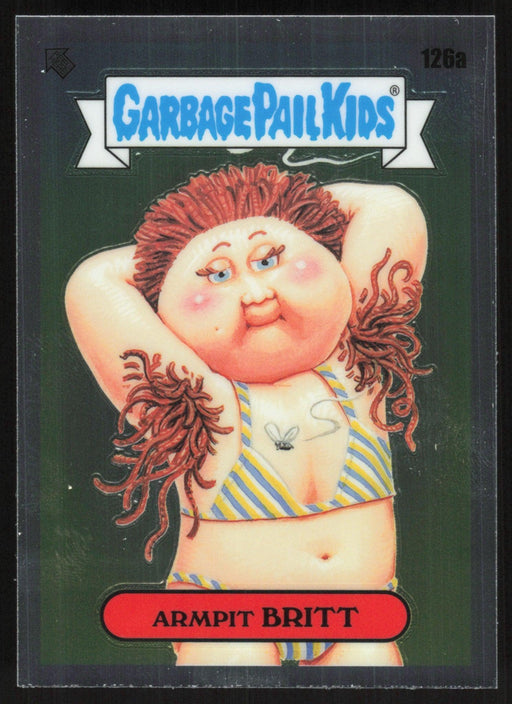 Armpit BRITT 2021 Topps Chrome Garbage Pail Kids Original Series 4 # 126A - Collectible Craze America