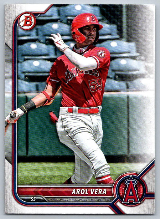 Arol Vera 2022 Bowman Prospects # BP-101 Los Angeles Angels - Collectible Craze America