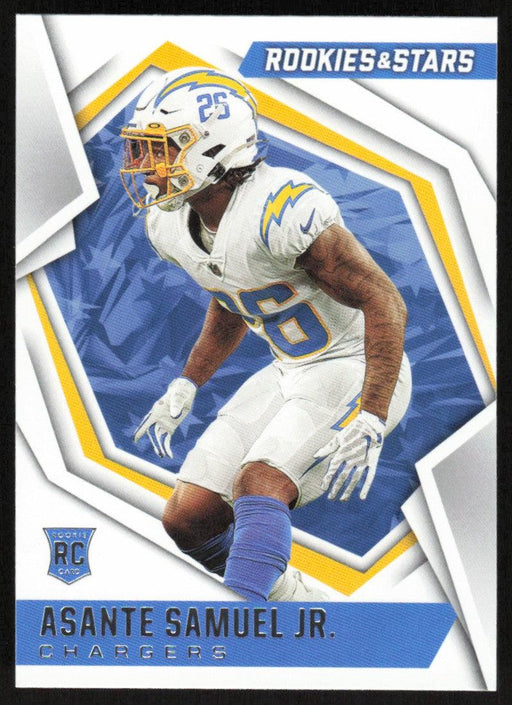 Asante Samuel Jr. 2021 Panini Rookies & Stars # 160 RC Los Angeles Chargers Base - Collectible Craze America