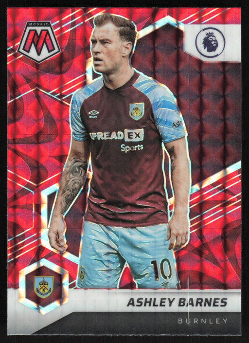 Ashley Barnes 2021 Panini Mosaic Premier League # 31 Reactive Red Burnley - Collectible Craze America