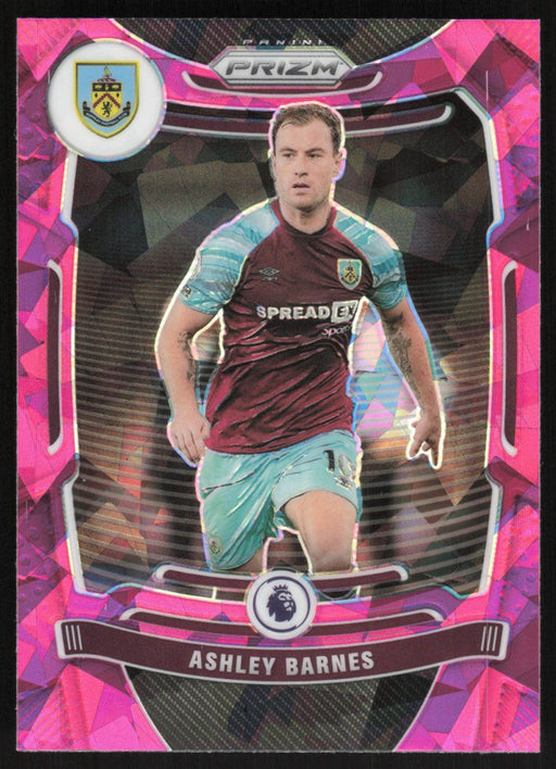 Ashley Barnes 2021 Panini Prizm Premier League # 72 Pink Ice Burnley - Collectible Craze America