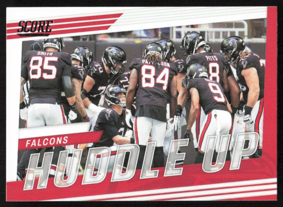 Atlanta Falcons 2022 Panini Score Football # HU-ATL Huddle Up Atlanta Falcons - Collectible Craze America