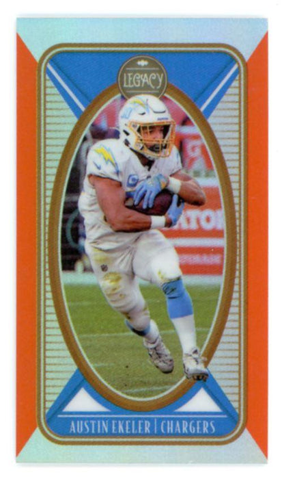 Austin Ekeler 2022 Panini Legacy Premium Edition Mini Orange # 49 67/125 Los Angeles Chargers - Collectible Craze America